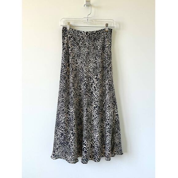 BCBGMaxAzria Leopard Print Midi Skirt Size XS - Picture 3 of 10